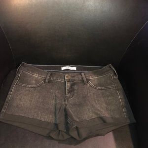 Black Hollister Denim Shorts